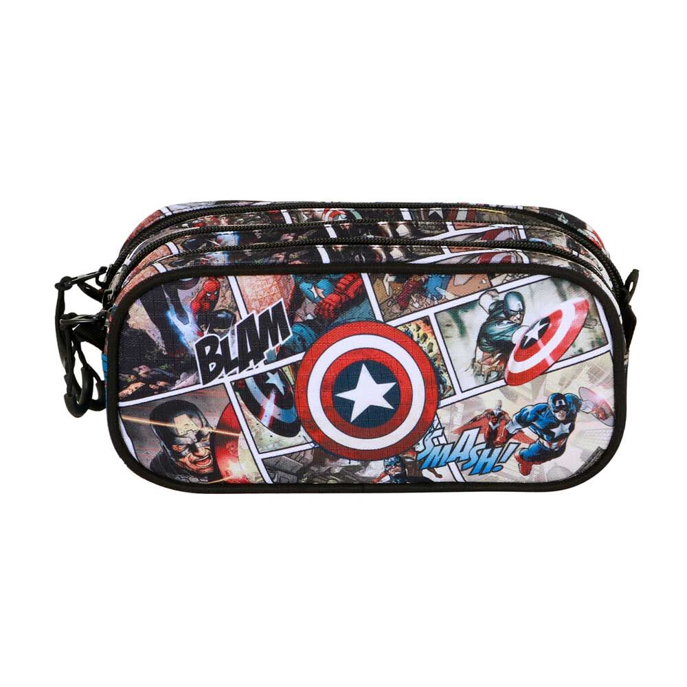 Portatodo Comic Capitan America Marvel triple