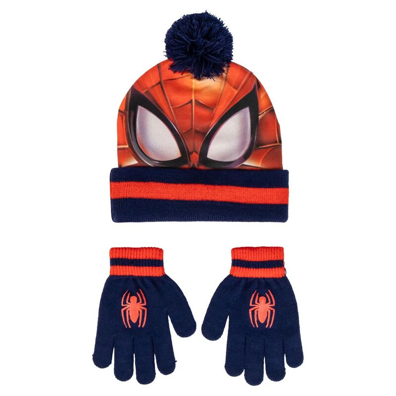 Set gorro y guantes Spiderman Marvel