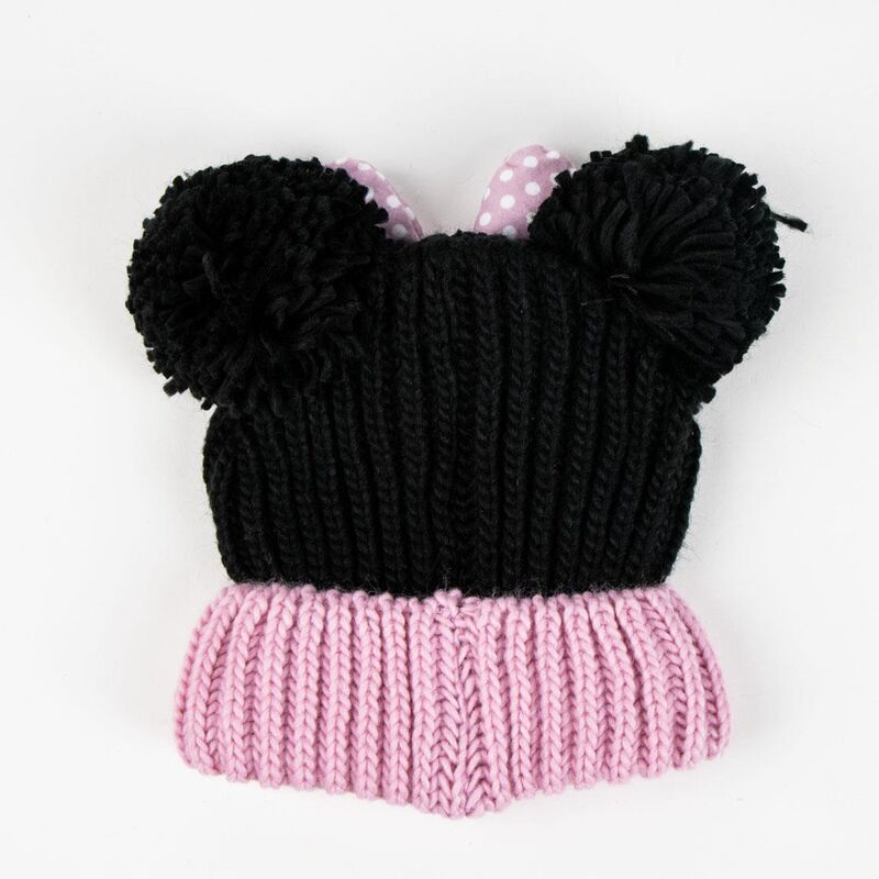 Conjunto gorro guantes bufanda Minnie Disney
