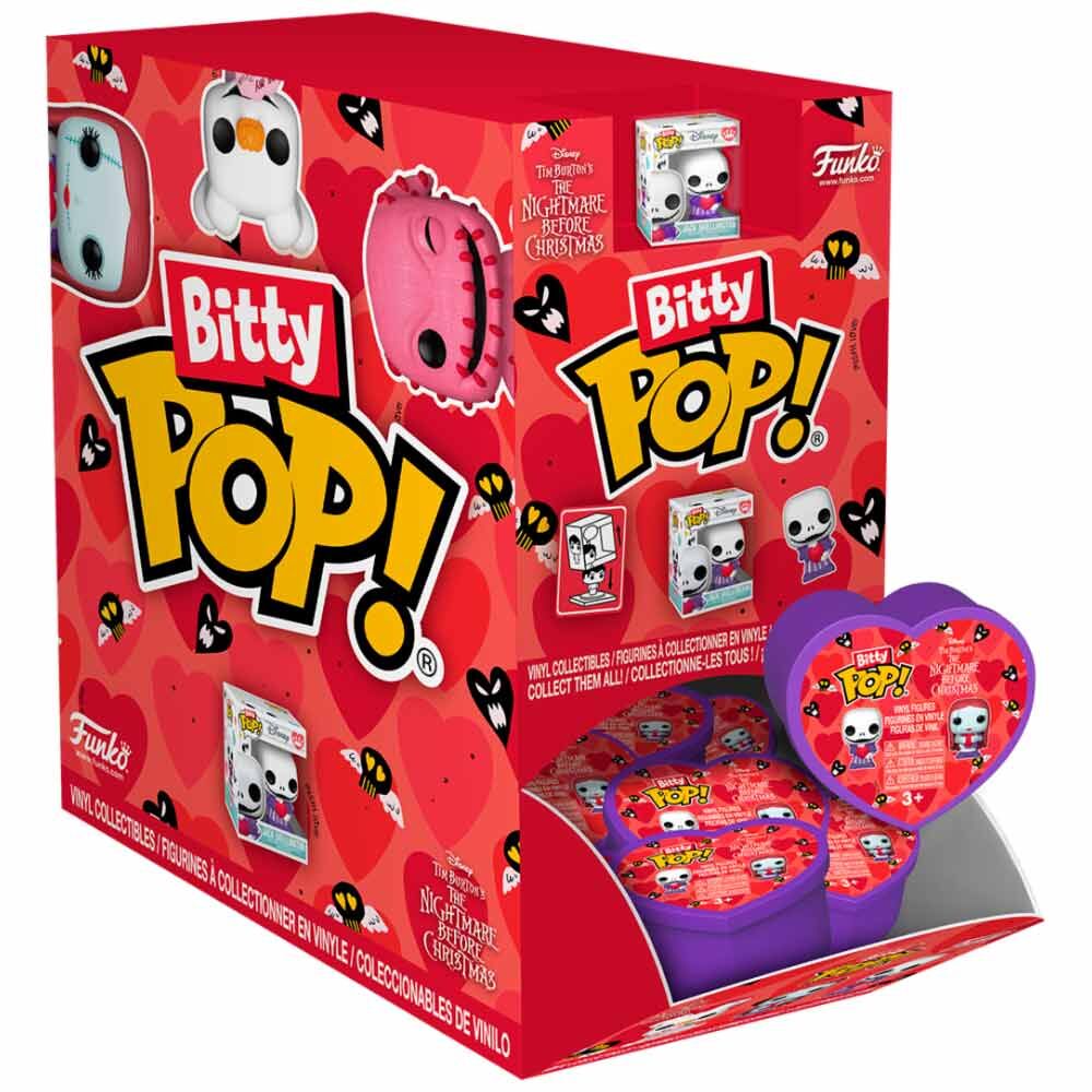Figura Mystery Bitty POP Disney Pesadilla Antes de Navidad San Valentin