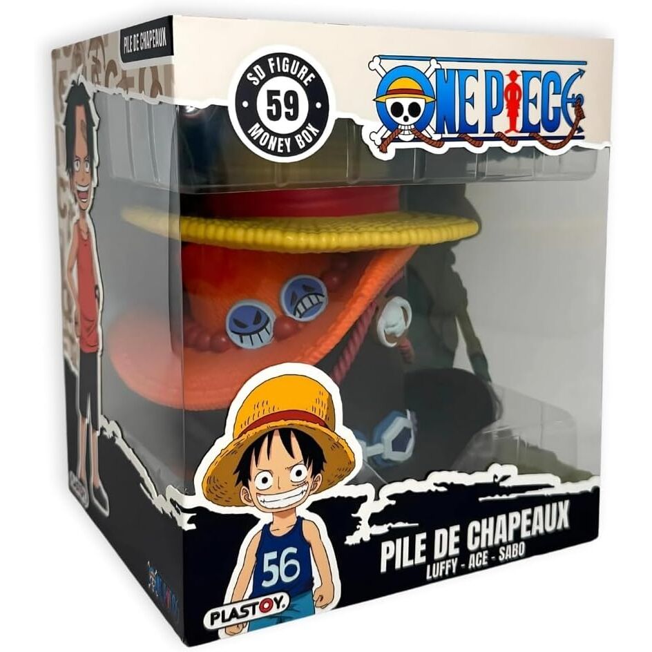 Figura Hucha Pila Sombreros One Piece 16cm