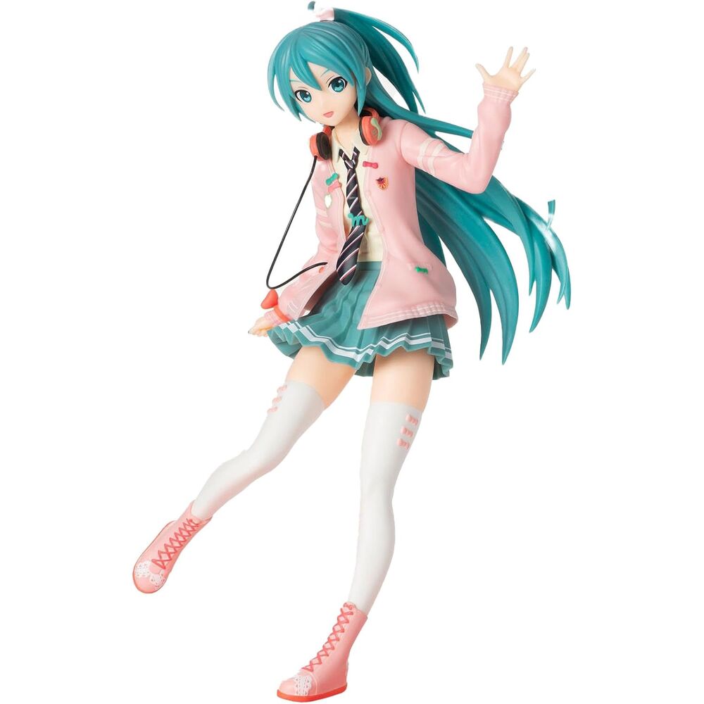 Figura Hatsuke Miku Ribbon Girl Hatsune Miku Diva Arcade Future Tone 24cm