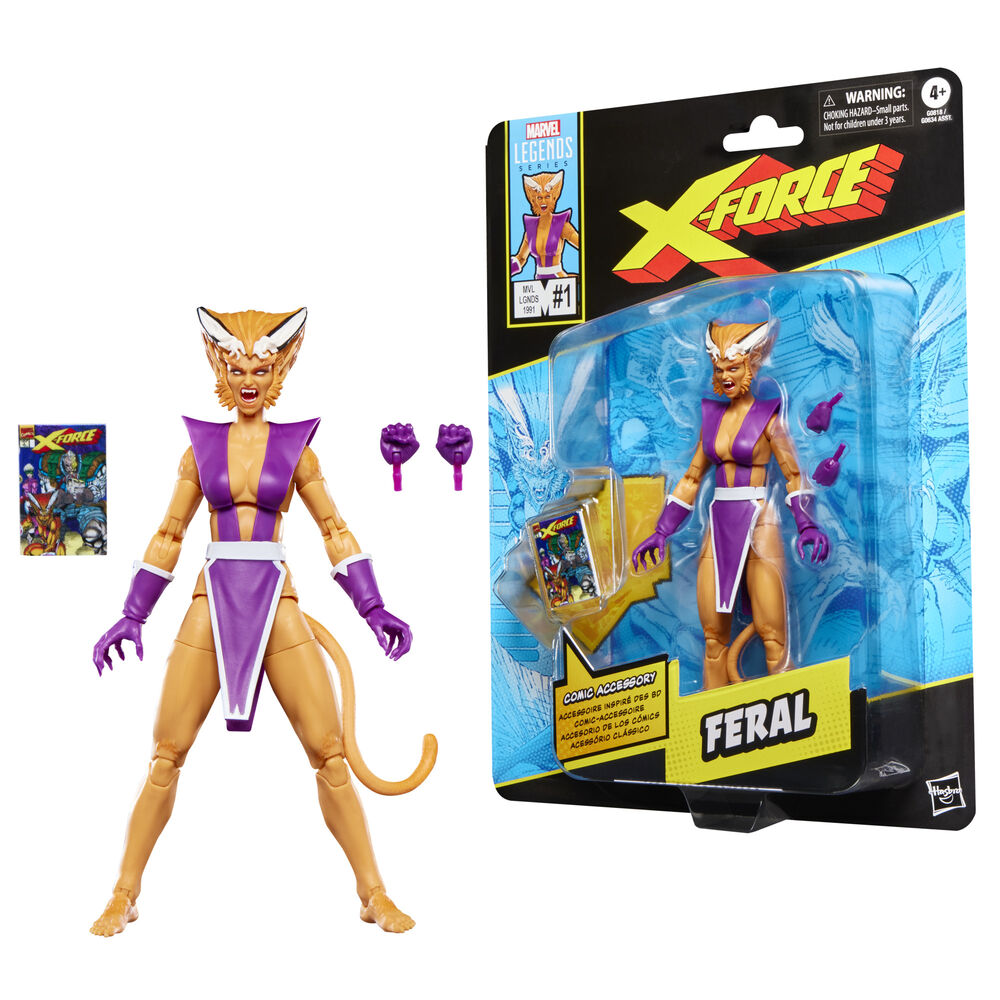 Figura Feral X-Force Marvel Legends Series 15cm