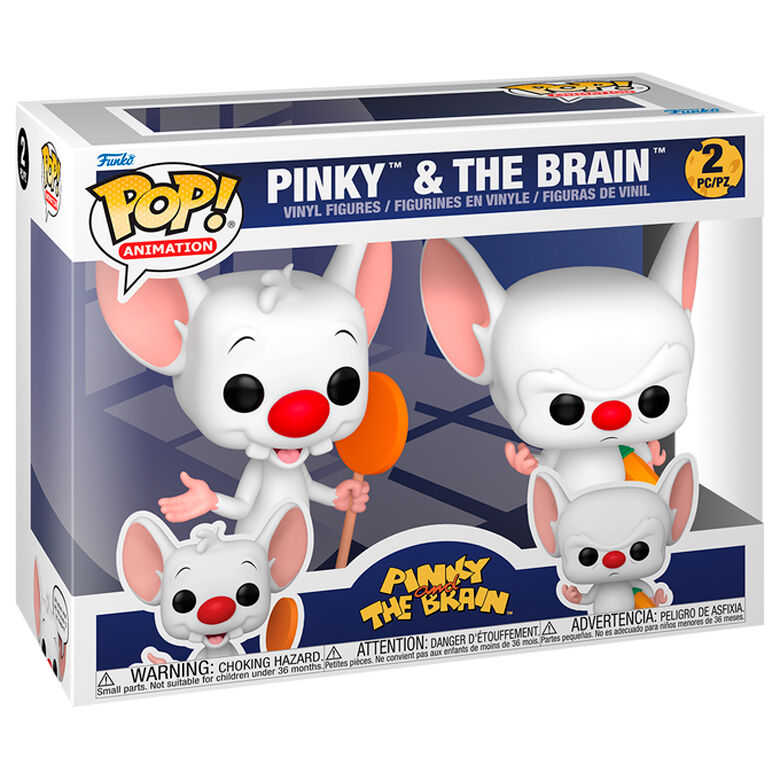 Blister 2 figuras POP Pinky & The Brain