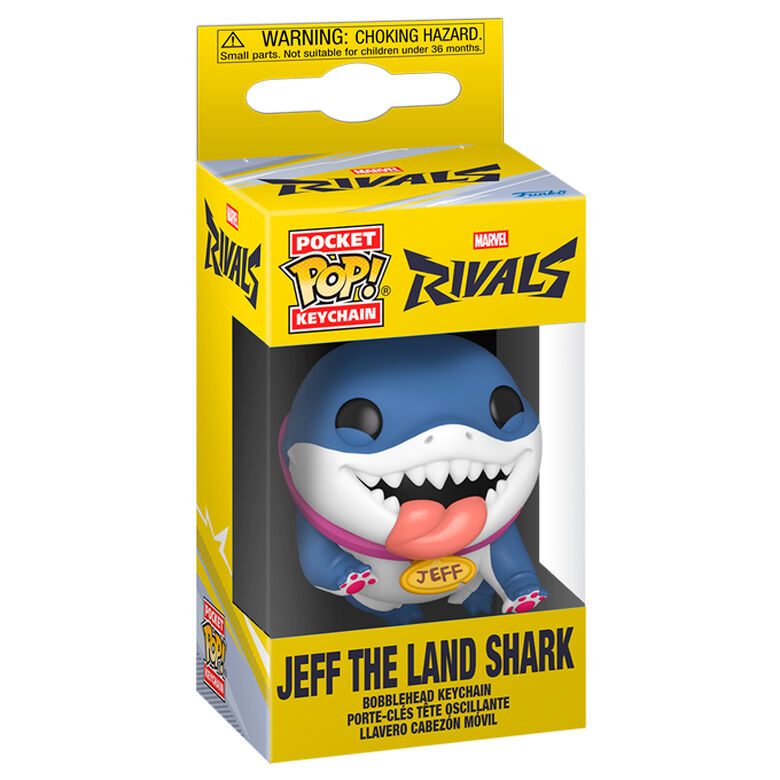Llavero Pocket POP Marvel Rivals Jeff the Land Shark