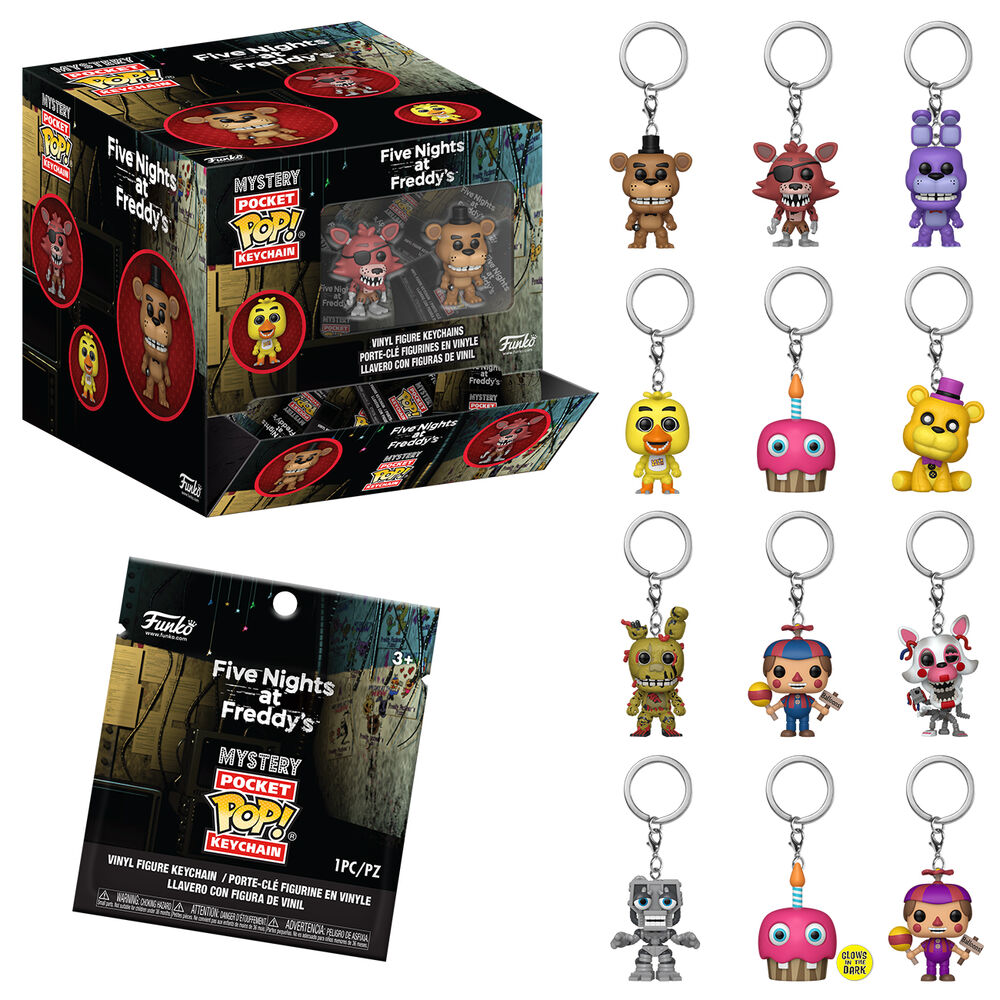 Llavero Pocket POP Mystery Five Nights at Freddys surtido