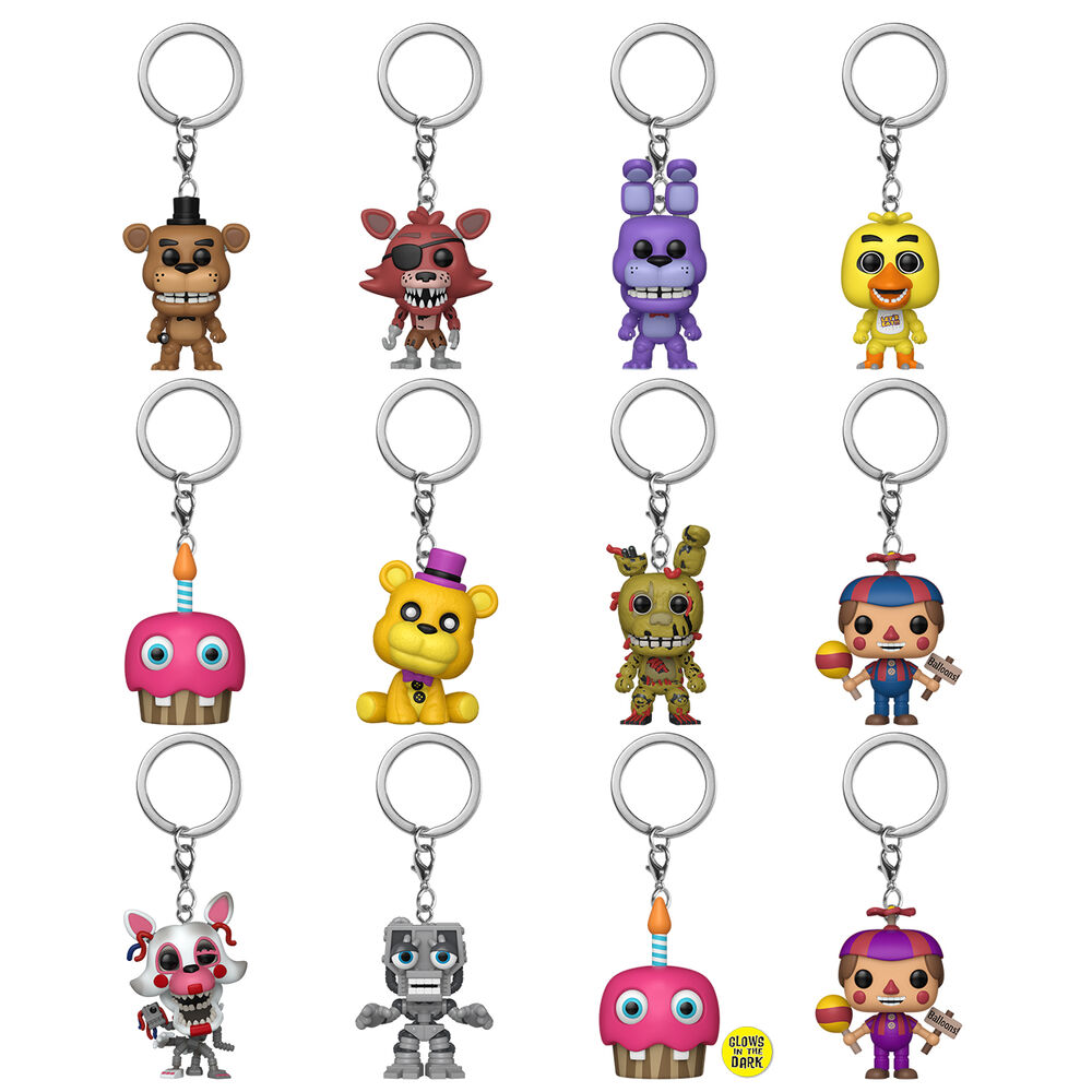 Llavero Pocket POP Mystery Five Nights at Freddys surtido