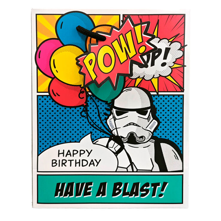 Bolsa regalo The Original Stormtrooper Comic Strip mediana Star Wars surtido