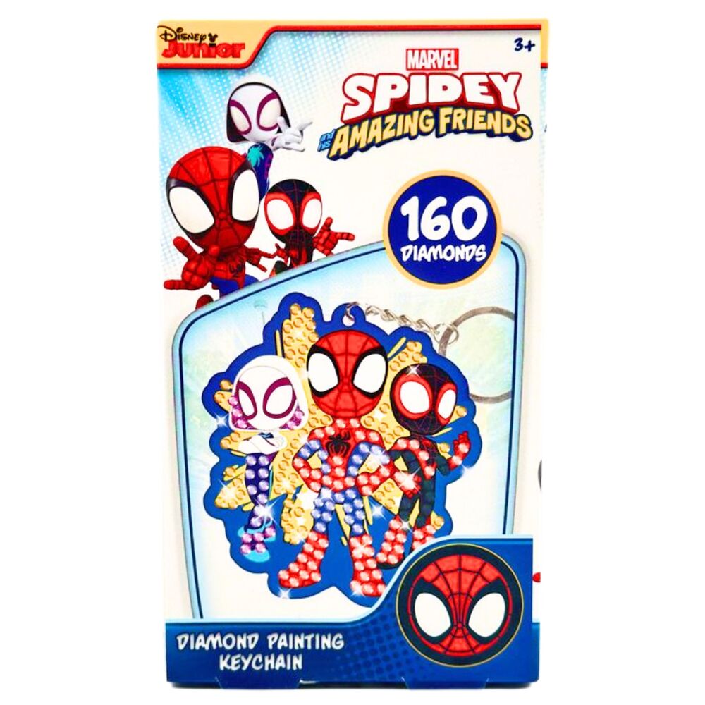 Llavero diamanes Spiderman Marvel