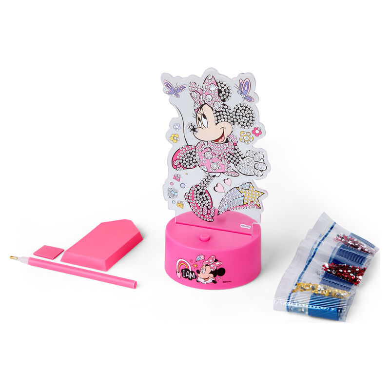 Figura para pintar luz LED Minnie Disney