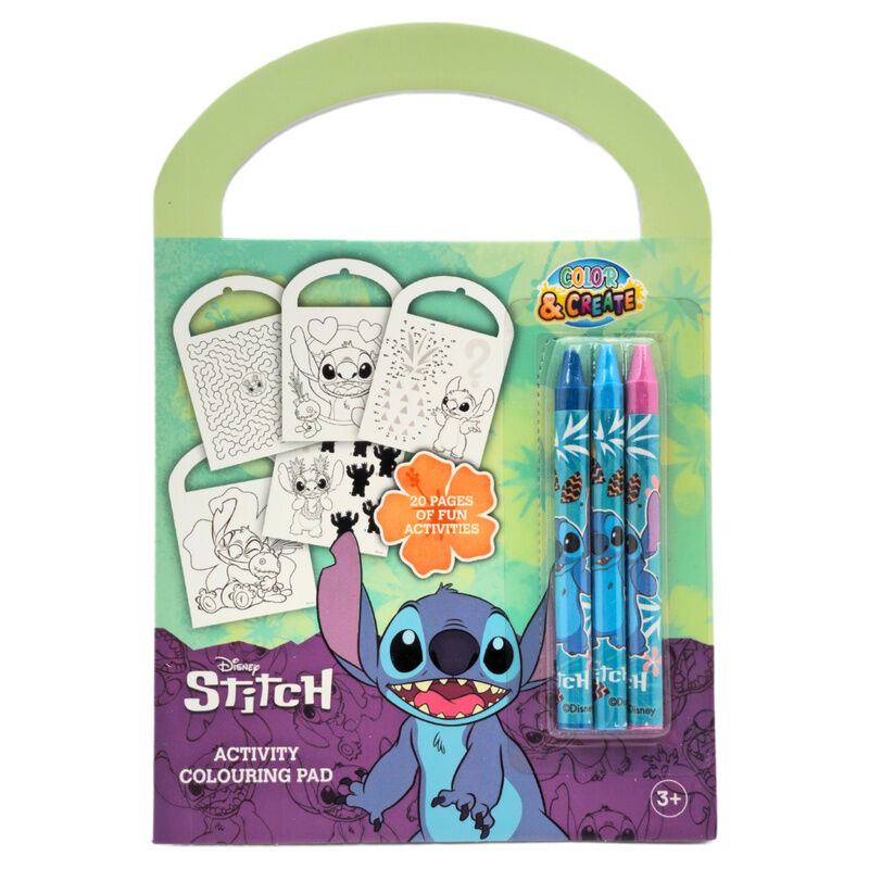 Set actividades y colorear Stitch Disney surtido