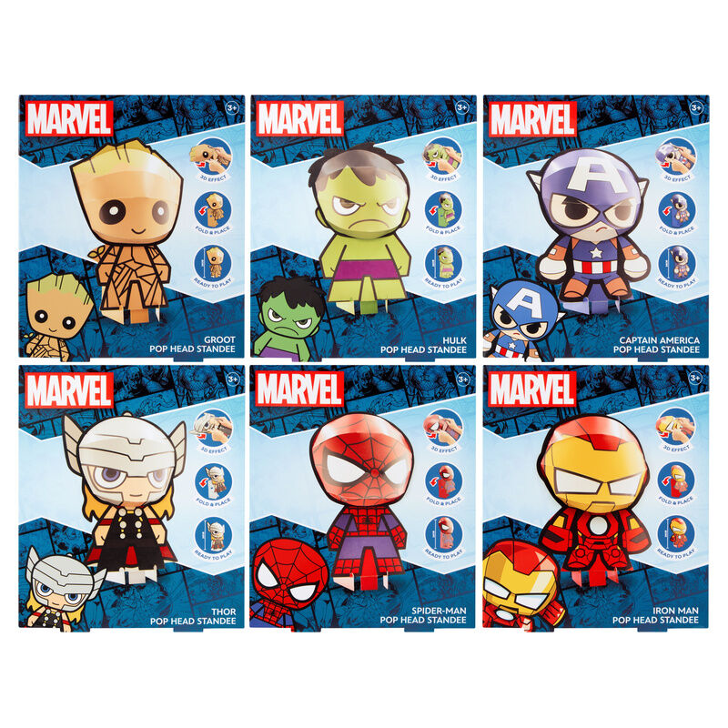Figura 3D Marvel 20cm surtido