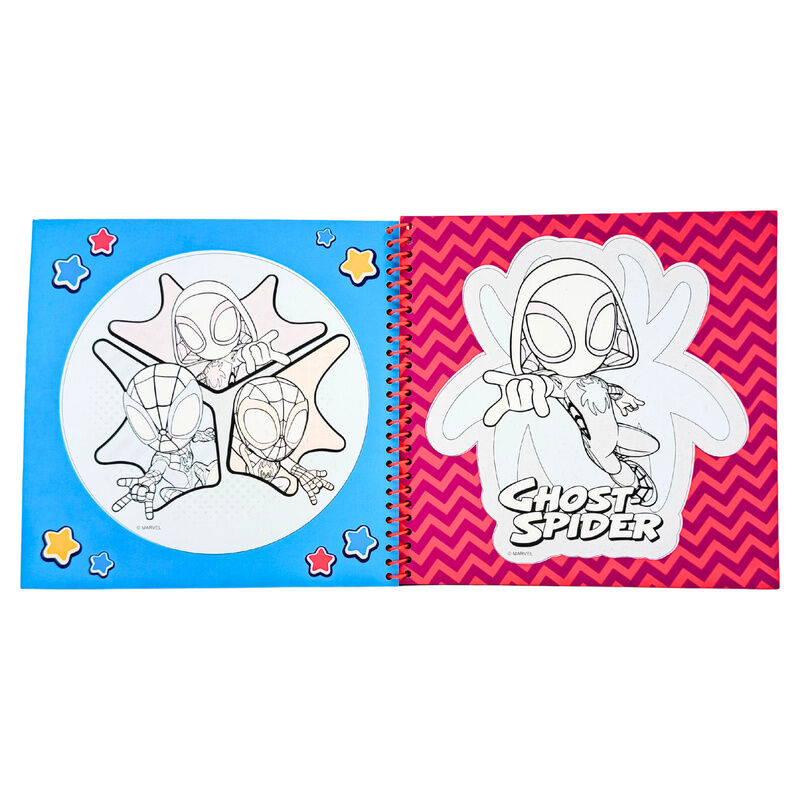 Libro magico pinta con agua Spiderman Marvel