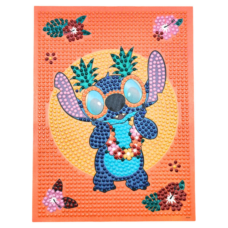 Pinta con diamantes Stitch Disney