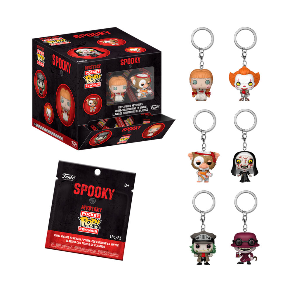 Llavero Pocket POP Mystery Horror surtido