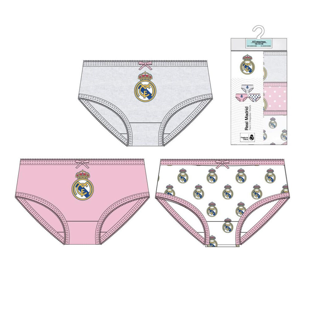 Set 3 braguitas Real Madrid
