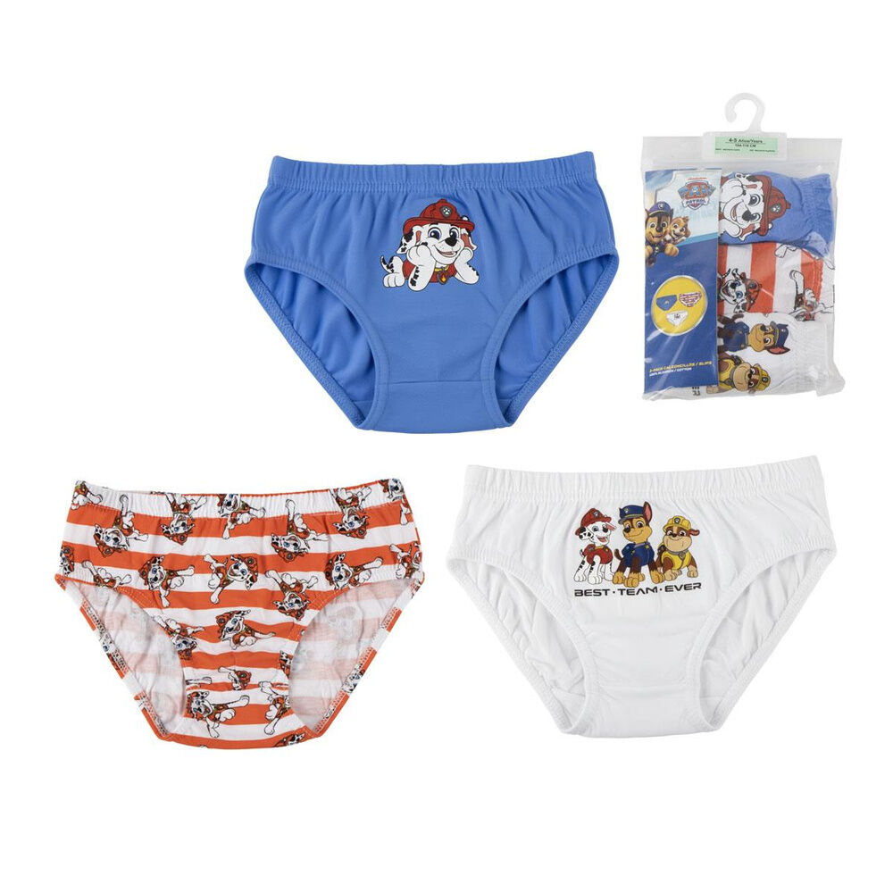Set 3 calzoncillos Patrulla Canina Paw Patrol
