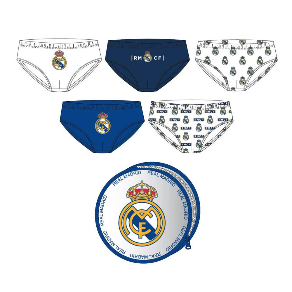 Set 5 calzoncillos Real Madrid