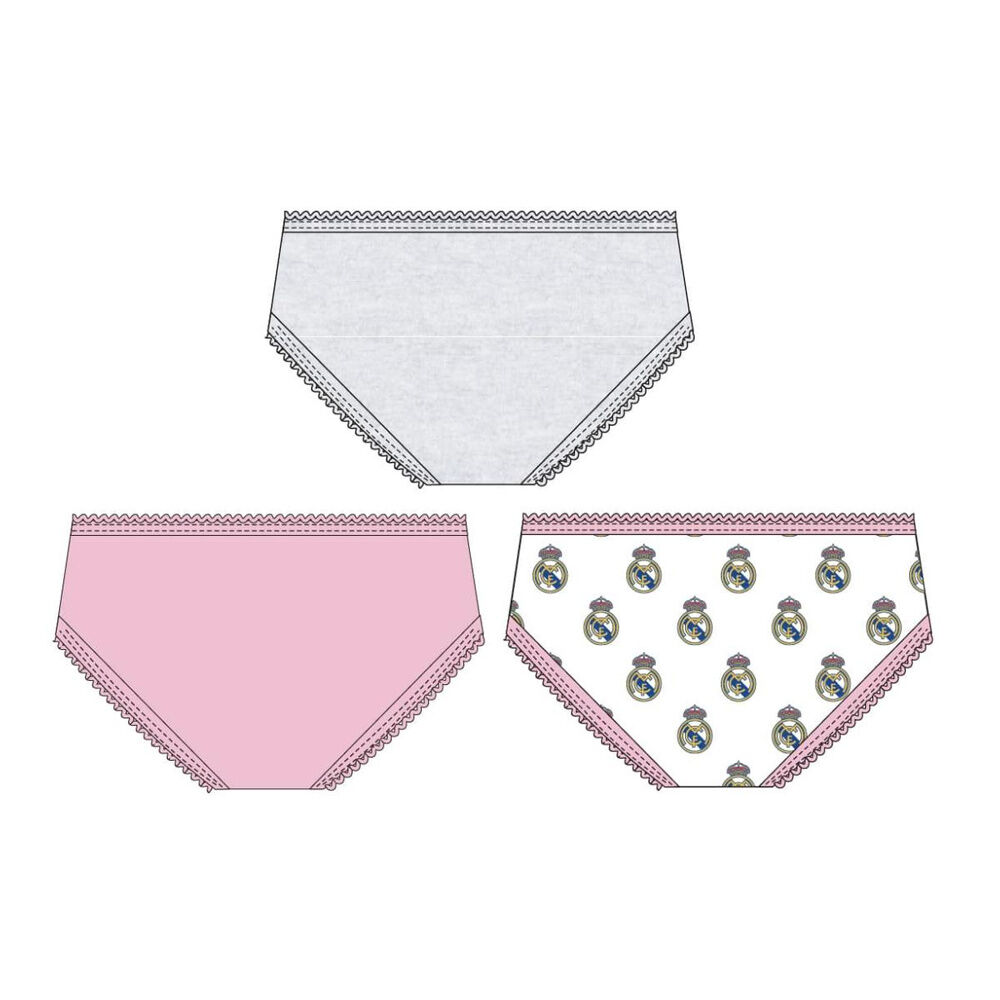 Set 3 braguitas Real Madrid