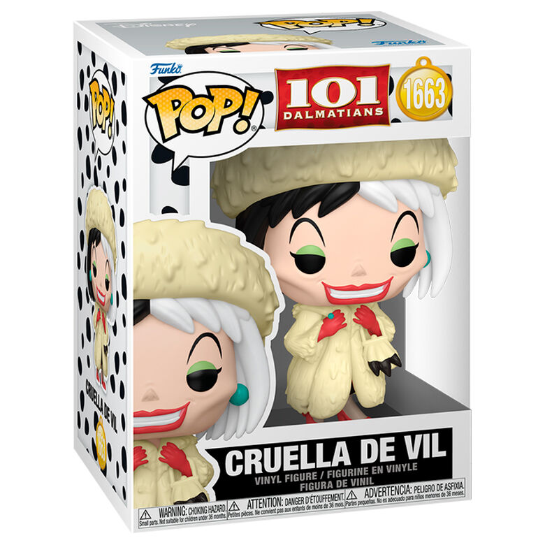 Figura POP Disney 101 Dalmatas Cruella de Vil 5 + 1 Chase