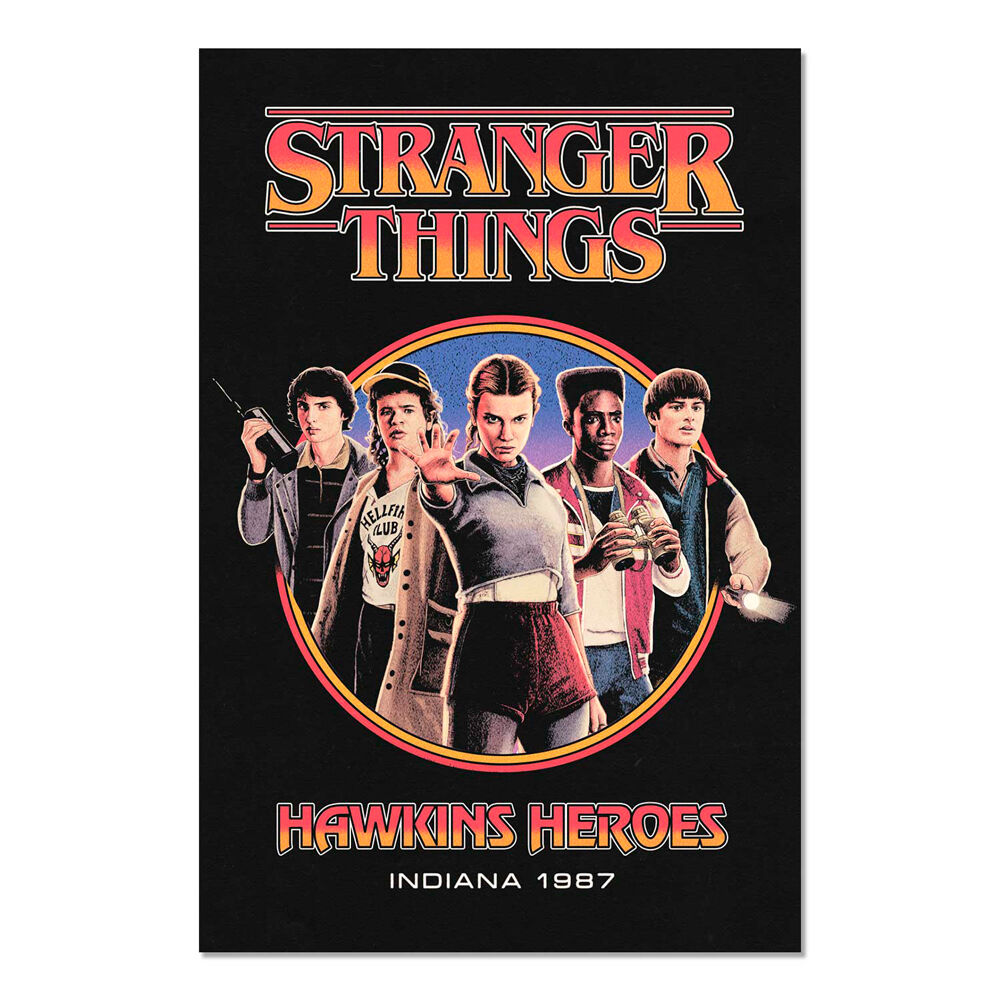 Poster Hawkins Heroes Stranger Things