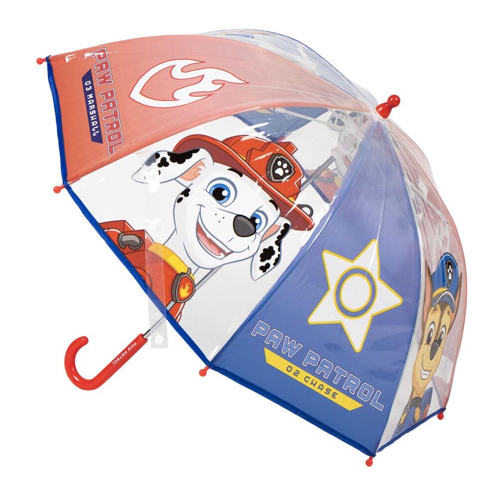 Paraguas manual burbuja Patrulla Canina Paw Patrol