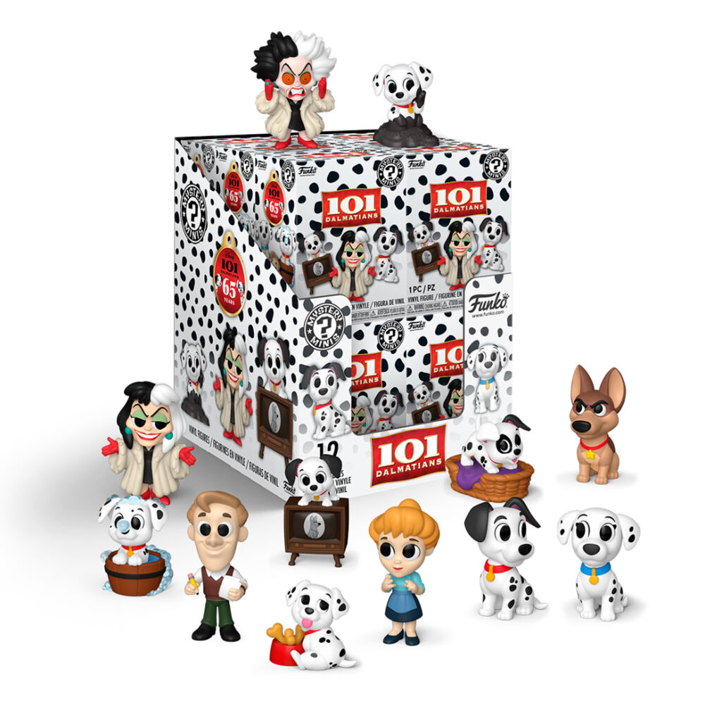 Figura Mystery Mini 101 Dalmatas Disney surtido
