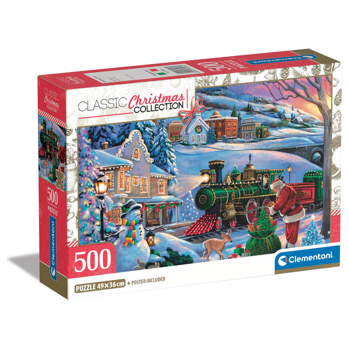 Puzzle Tren de la Navidad 500pzs