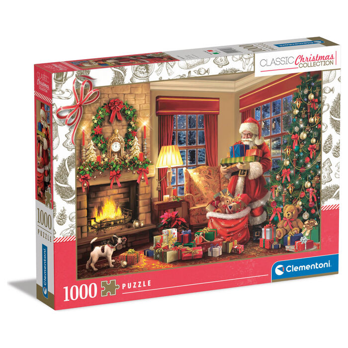 Puzzle La Visita de Papa Noel 1000pzs