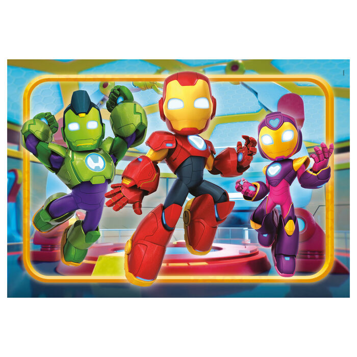 Puzzle Iron Man y Su Superequipo Marvel 30pzs