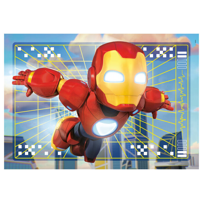 Puzzle Iron Man y Su Superequipo Marvel 2x20pzs