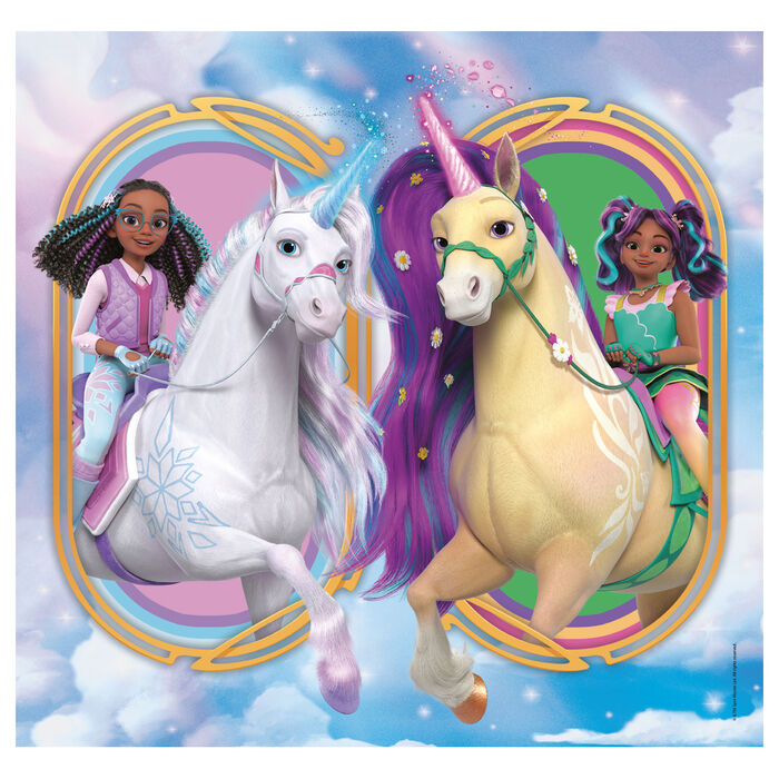 Puzzle Academia de Unicornios 3x48pzs