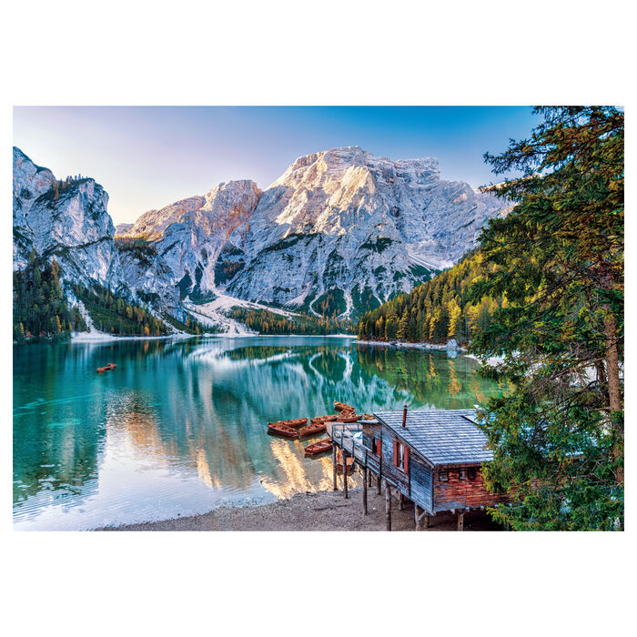 Puzzle Lago Emerald Braies 1000pzs
