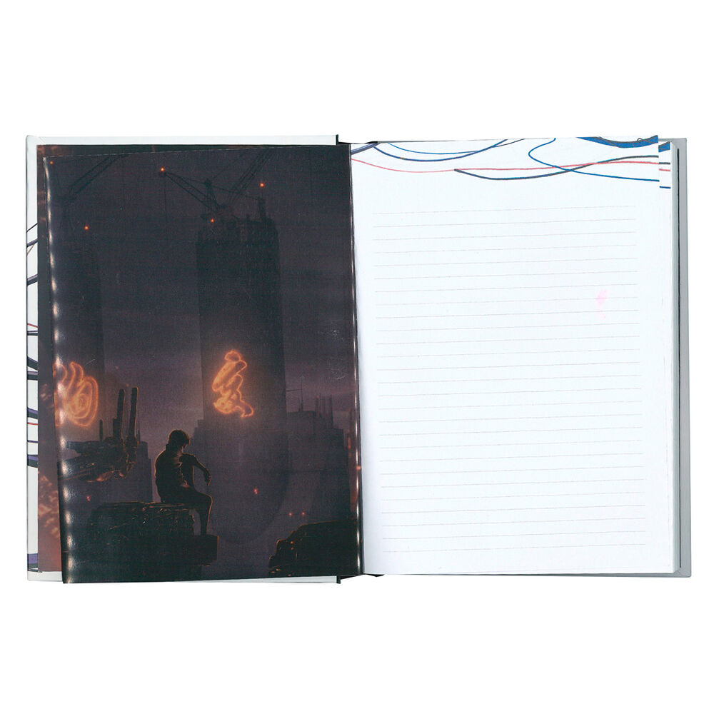 Cuaderno con luz Ghost in the Shell