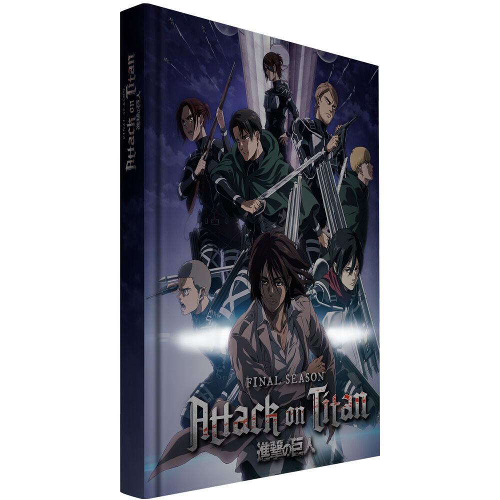 Cuaderno con luz Attack on Titans
