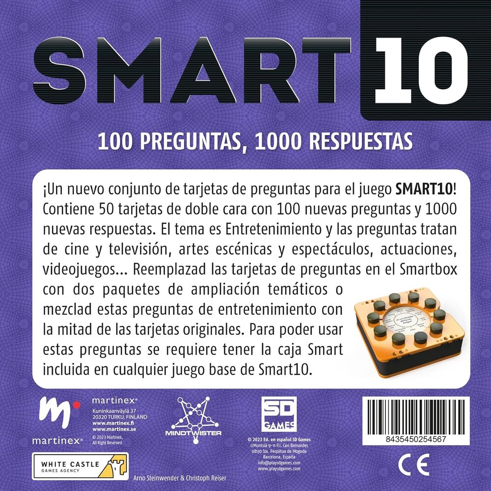 Expansion Entretenimiento Juego Smart 10 español