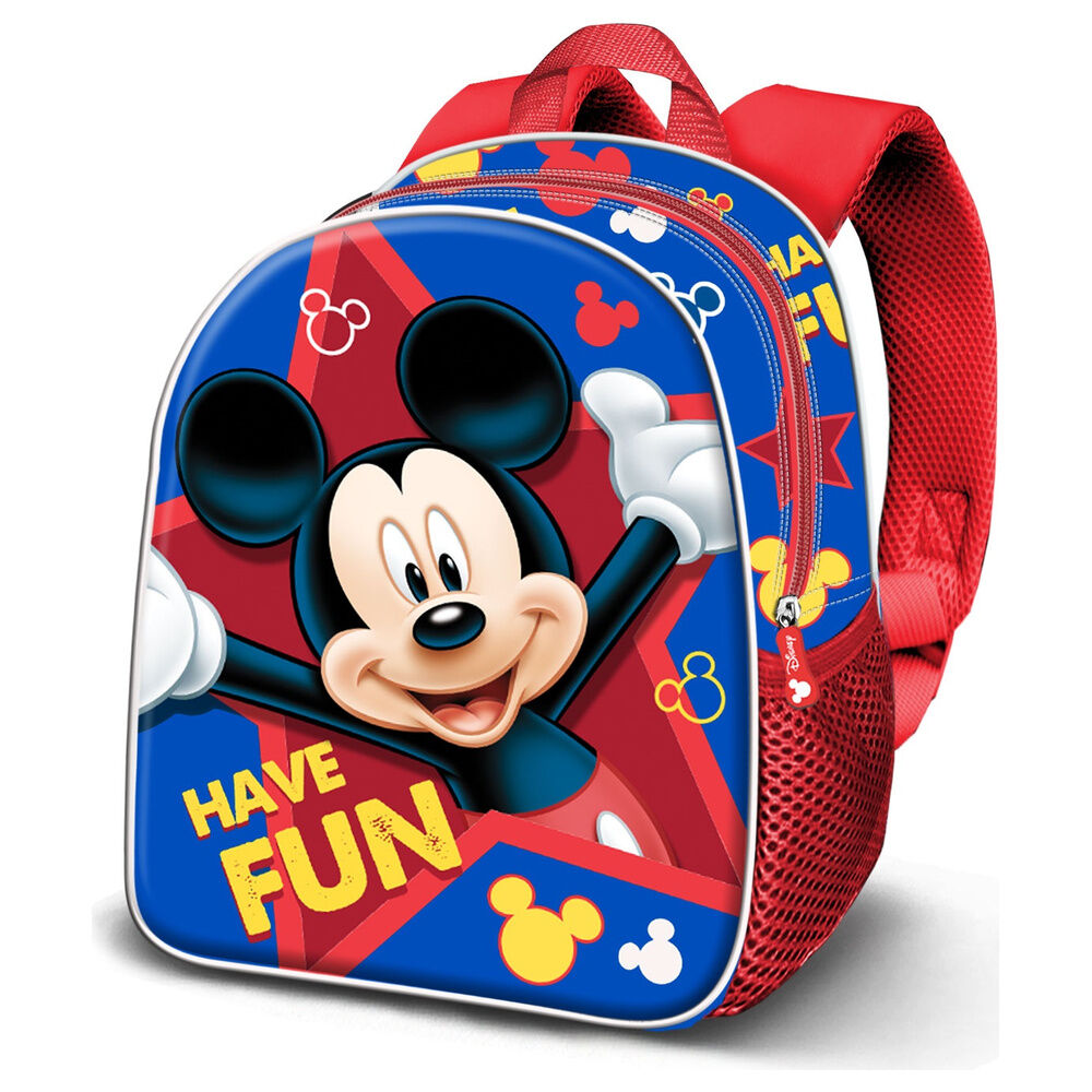 Mochila 3D Stars Mickey Disney 31cm