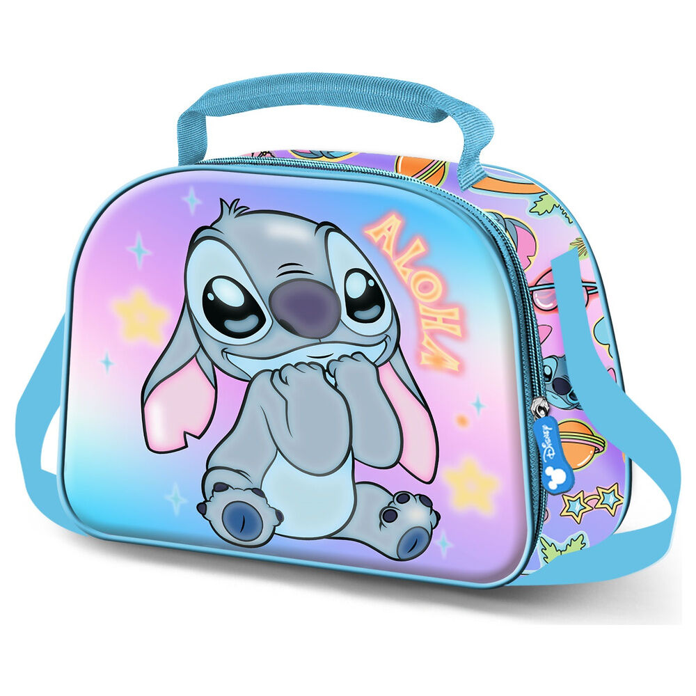 Bolsa portameriendas 3D Aloha Stitch Disney