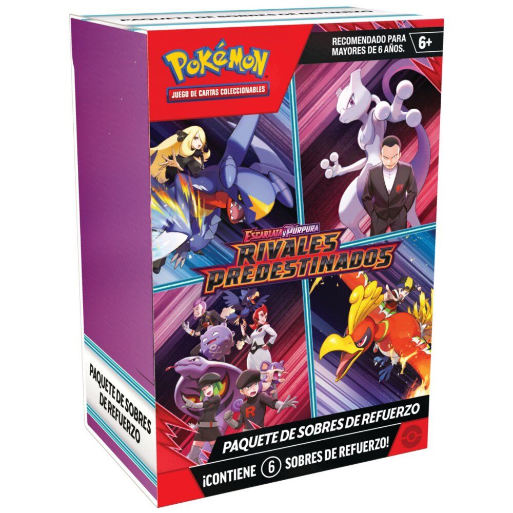 Latino Juego cartas Booster Bundle Rivales Predestinados Pokemon