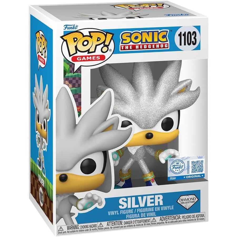 Figura POP Sonic The Hedgehog Silver Exclusive