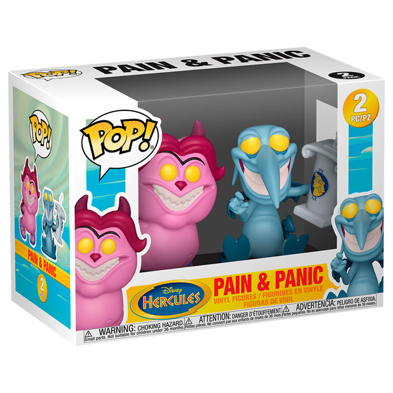 Blister 2 figuras POP Disney Hercules Pain & Panic