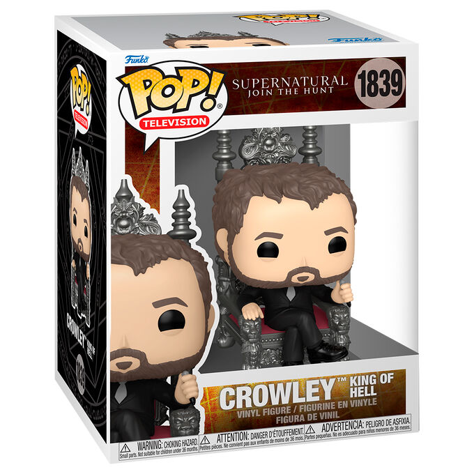 Figura POP Premium Supernatural Join the Hunt Death Crowley King of Hell