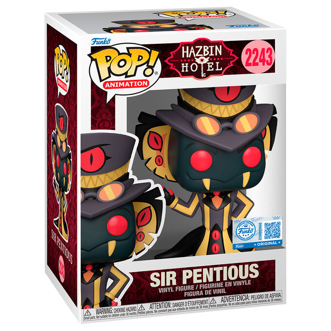 Figura POP Hazbin Hotel Sir Pentious Exclusive 5 + 1 Chase