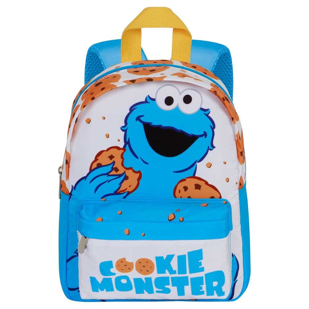 Mochila Monstruo de las Galletas Barrio Sesamo 27cm