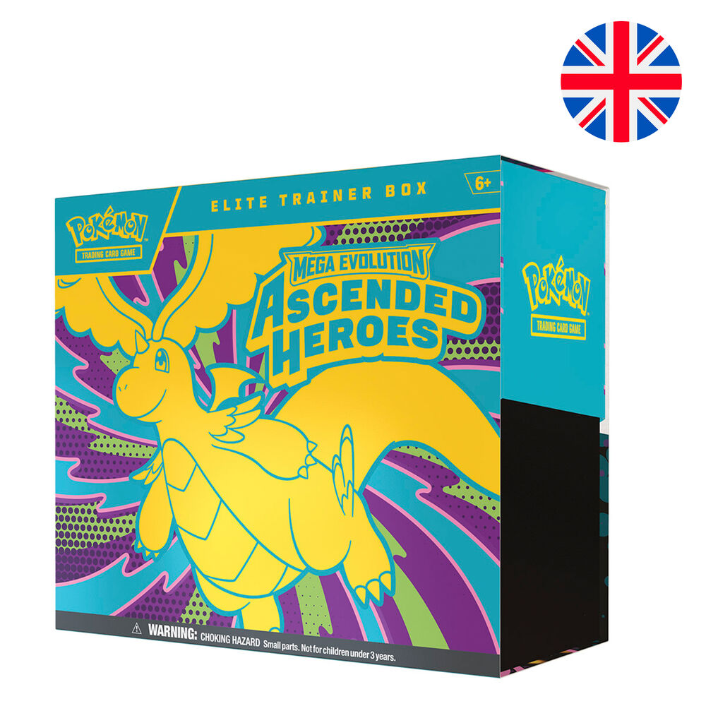 Estuche cartas Entrenador Elite Ascended Heroes Pokemon ingles