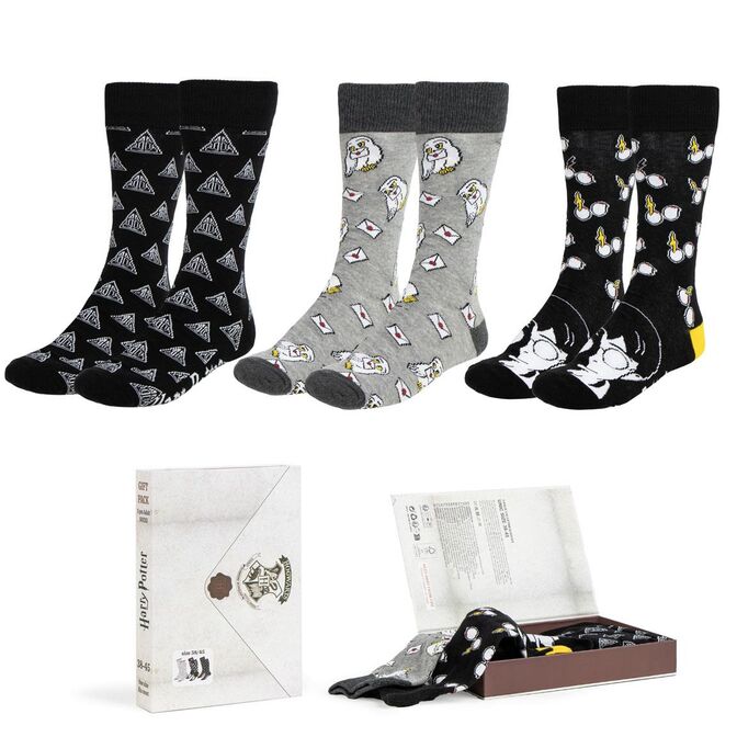 Set 3 calcetines Harry Potter
