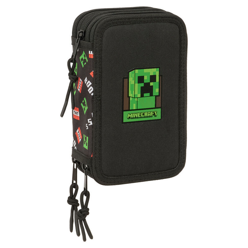 Plumier Minecraft triple 37pzs