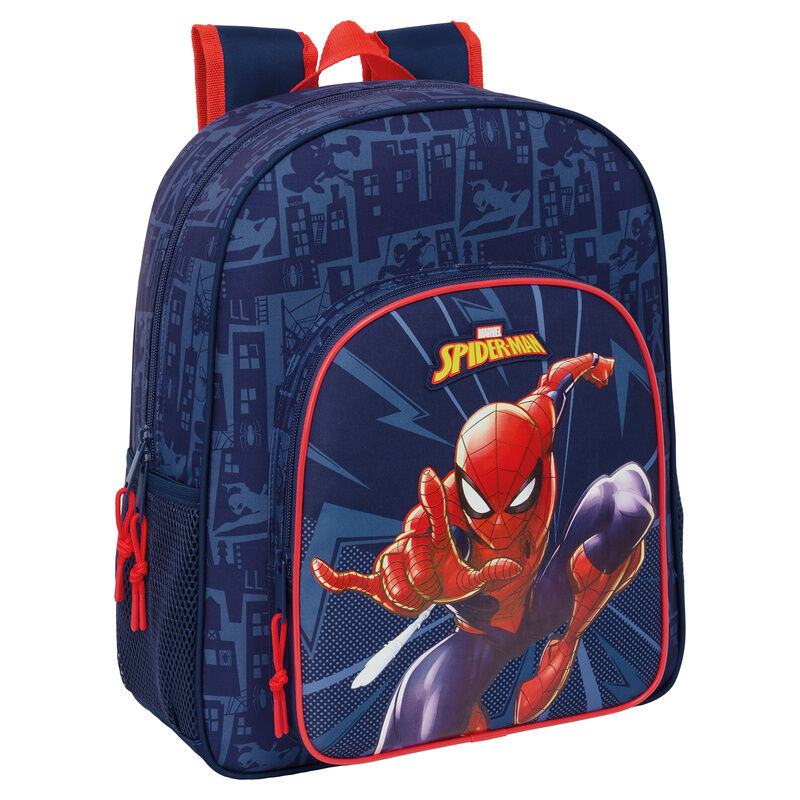 Mochila Spiderman Marvel 38cm adaptable