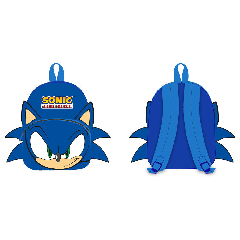 Mochila Peluche Sonic the Hedgehog 30cm