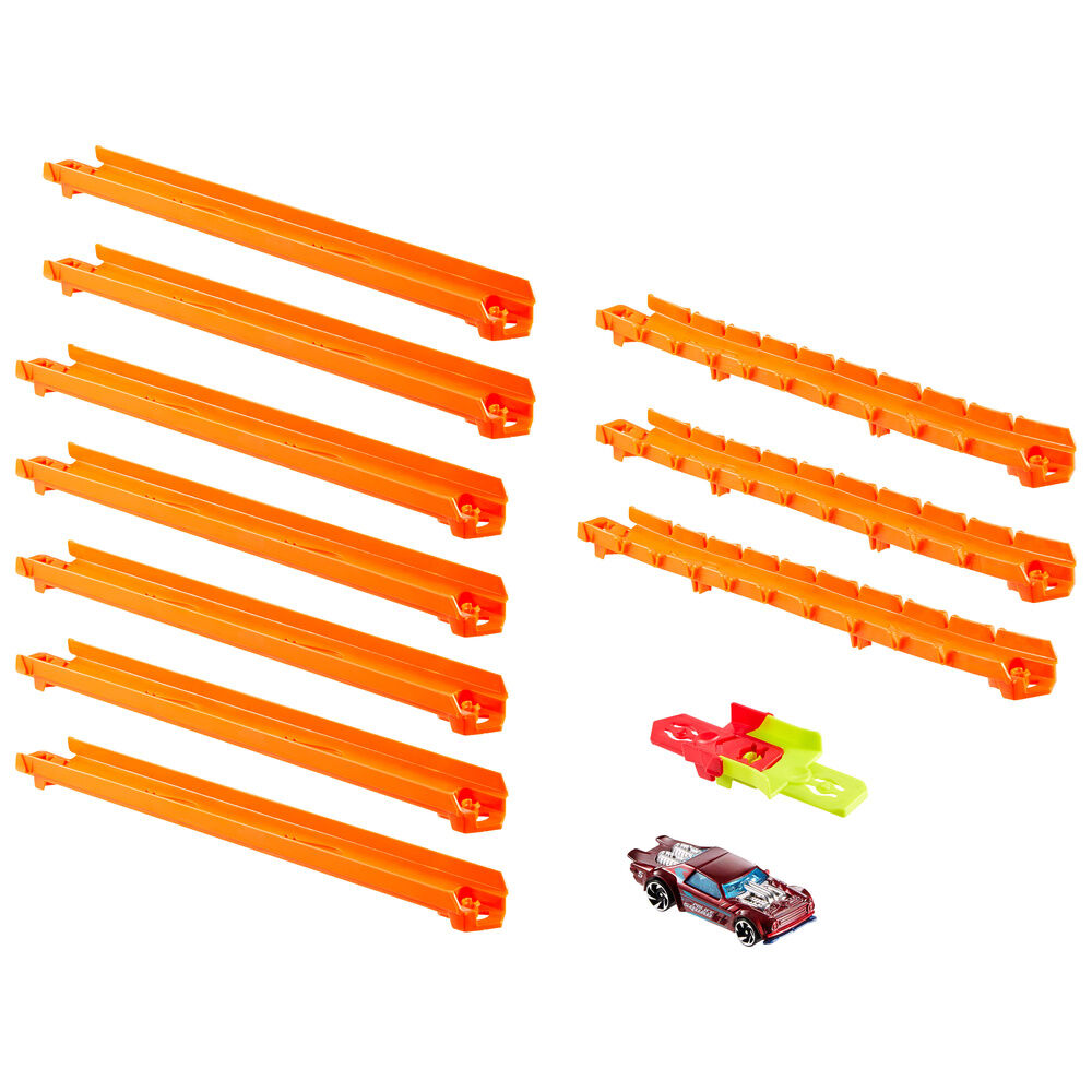 Set Basico Track Builder + Coche Hot Wheels